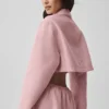 Cropped Fan Favorite Full Zip Jacket - Vintage Pink