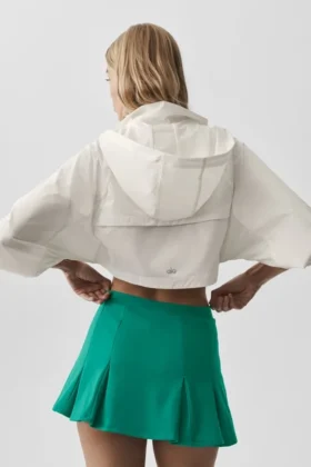 Cropped Playmaker Jacket – Ivory