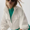 Cropped Playmaker Jacket - Ivory