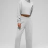 Cropped Serenity Coverup - Athletic Heather Grey