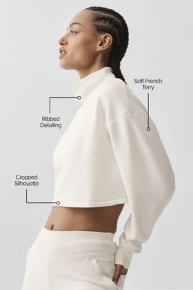 Cropped Serenity Coverup – Ivory