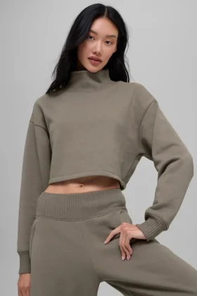 Cropped Serenity Coverup – Light Cocoa