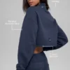 Cropped Serenity Coverup - Navy