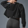 Cropped Take Me out Button up - Black