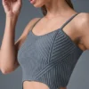Denim Knit Garter Tank - Steel Grey/Anthracite
