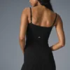 Denim Knit Mini Dress - Black/Anthracite
