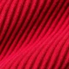 Denim Knit High-Waist Flare Pant - Bold Red/Dark Bold Red