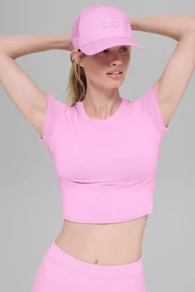 District Trucker Hat – Candy Heart Pink