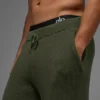 Domain Rib Knit Sweatpant - Green Olive
