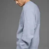 Domain Shift Rib Knit Sweater Crew - Winter Frost