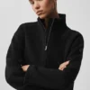Double Face Wool City Girl Jacket - Black