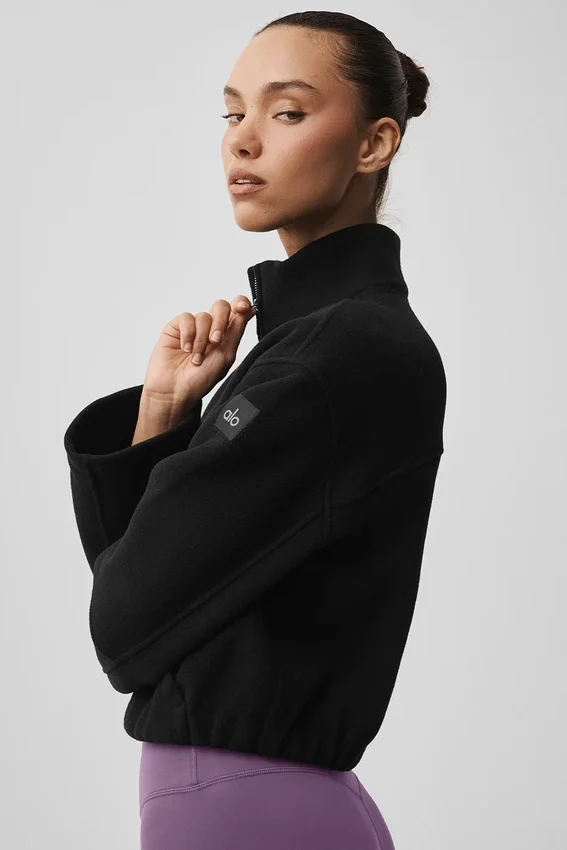 Double Face Wool City Girl Jacket - Black