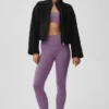 Double Face Wool City Girl Jacket - Black