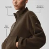 Double Face Wool City Girl Jacket - Espresso