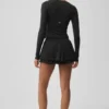 Double or Nothing Tennis Skirt - Black
