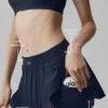 Double or Nothing Tennis Skirt - Navy