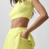 Double or Nothing Tennis Skirt - Sunshine