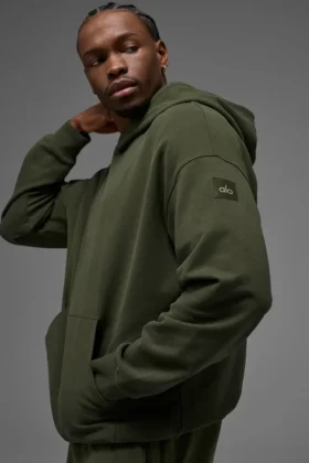Double Take Hoodie – Green Olive