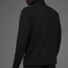 Double Take Long Sleeve 1/4 Zip - Black