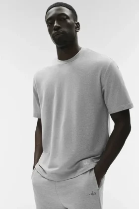 Double Take Short Sleeve - Athletic Heather Grey