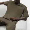 Double Take Short Sleeve - Olive Tree
