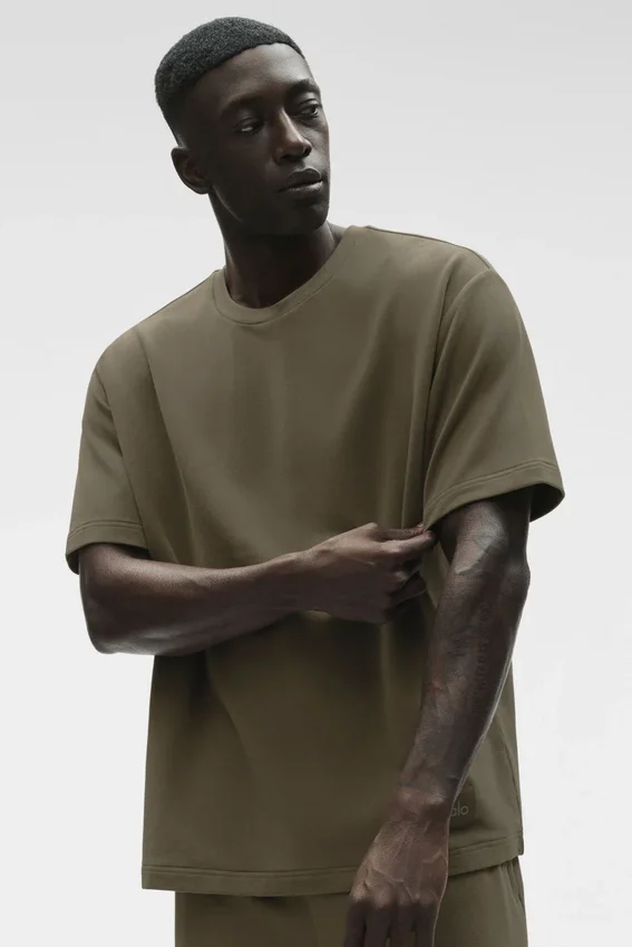 Double Take Short Sleeve - Olive Tree