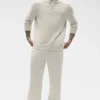 Double Take Straight Leg Pant - Bone