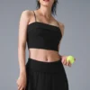 Doubles Only Bra Tank - Black