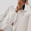 Dreamscape Button Down Long Sleeve - White