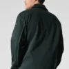 Edition Sueded Jacket - Charcoal Green