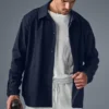 Edition Sueded Jacket - Navy