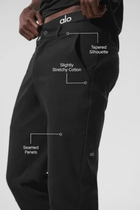 Edition Sueded Pant – Black