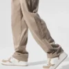 Edition Sueded Straight Leg Pant - Gravel