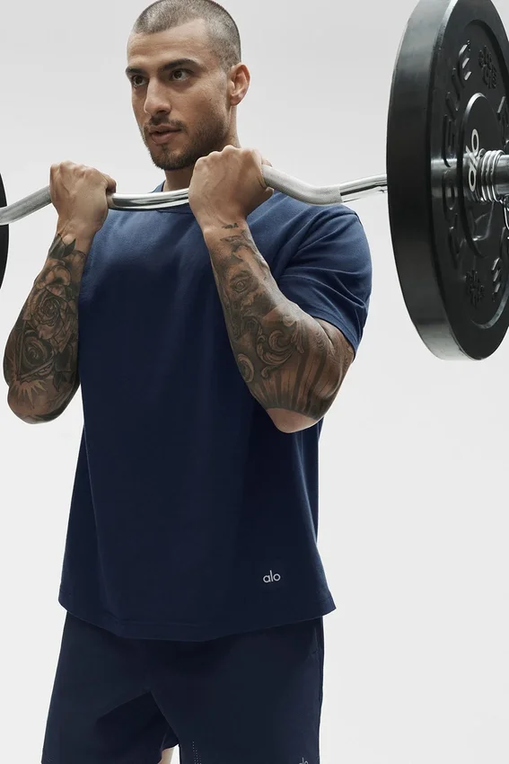 Essential Short Sleeve Street Tee - Navy