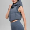 Fast Lane Puffer Vest - Bluestone