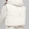 Fast Lane Puffer Vest - Ivory