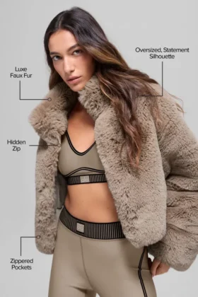 Faux Fur Allure Jacket – Oat
