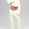 Faux Fur Chic Cropped Jacket - Ivory