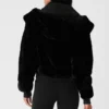 Faux Fur Foxy Jacket - Black