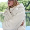 Faux Fur Foxy Jacket - Ivory