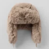 Faux Fur Starstruck Hat - Oat