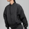 Faux Fur Urbanite Bomber - Black/Ivory