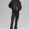 Faux Fur Urbanite Bomber - Black/Ivory