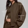 Faux Fur Urbanite Bomber - Espresso/Ivory