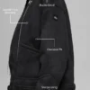 Faux Shearling Grand Jacket - Black