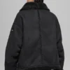 Faux Shearling Grand Jacket - Black