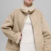 Faux Shearling Grand Jacket - Woodland Tan