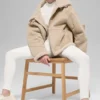 Faux Shearling Grand Jacket - Woodland Tan