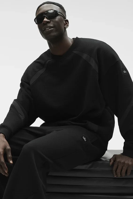Field Crew Neck Sweatshirt - Black