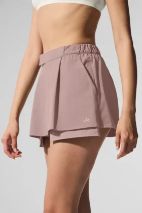 Flip It Mini Skort – Taupe